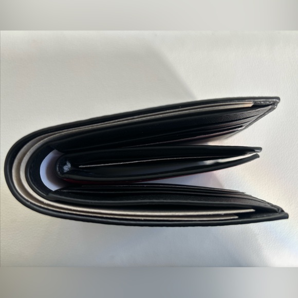 NWT Coach 3 In 1 Wallet In Signature Canvas F41346 Black/Red - Picture 9 of 10